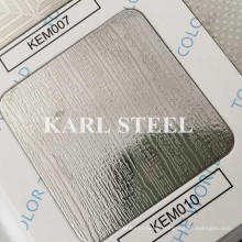 201 Stainless Steel Silver Color Embossed Kem010 Sheet